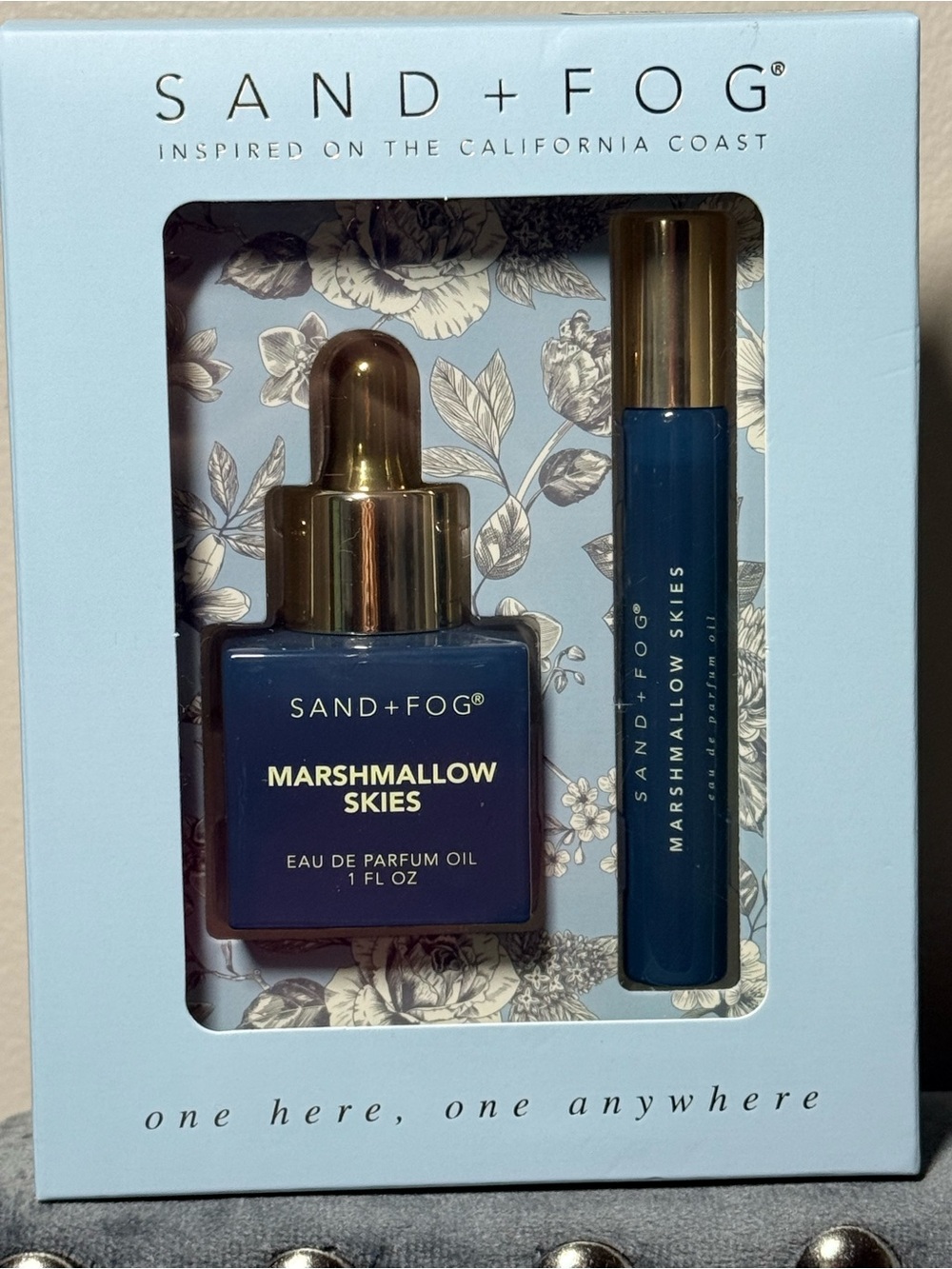 Sand + Fog Marshmallow Skies Oil gift Set NIB
